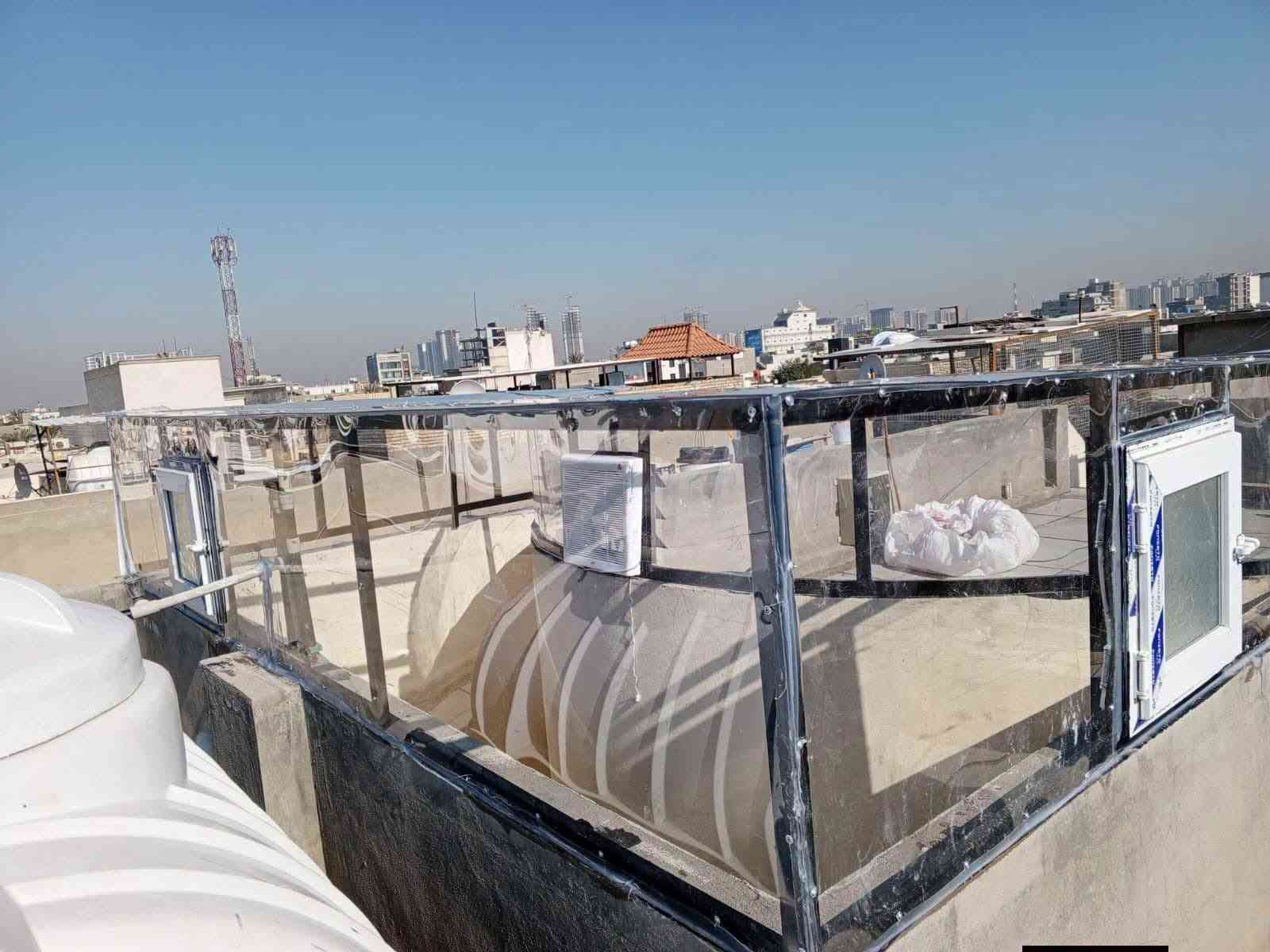 سقف بولي كاربون • عازل حرارة • ضمان ١٠ سنوات