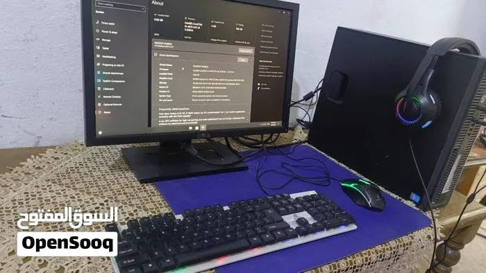 🔥 تجميعه مكتبيه جاهزه للاستخدام 🔥
مواصفات الحاسبه: 

✅ المعالج: i5-4570 الجيل الرابع

✅ الرام: 8 DDR3

✅ كرت الشاشه: GT 1030 2GB

✅ التخزين : 128 SSD
          
                                                500 HDD

‼ الملحقات ‼ 

شاشه حجم 19  75 هرتز ✅

كيبورد وماوس ✅

سماعه ✅

ماوس باد ✅

السعر: 230 الف وبيها مجال بسيط 🔥

سعر الكيس فقط 175 وبي مجال بسيط 🔥

مكاني بصرة كرمه علي توصيل ماكو

تواصل: 0773940706

رقم ثاني ***********
