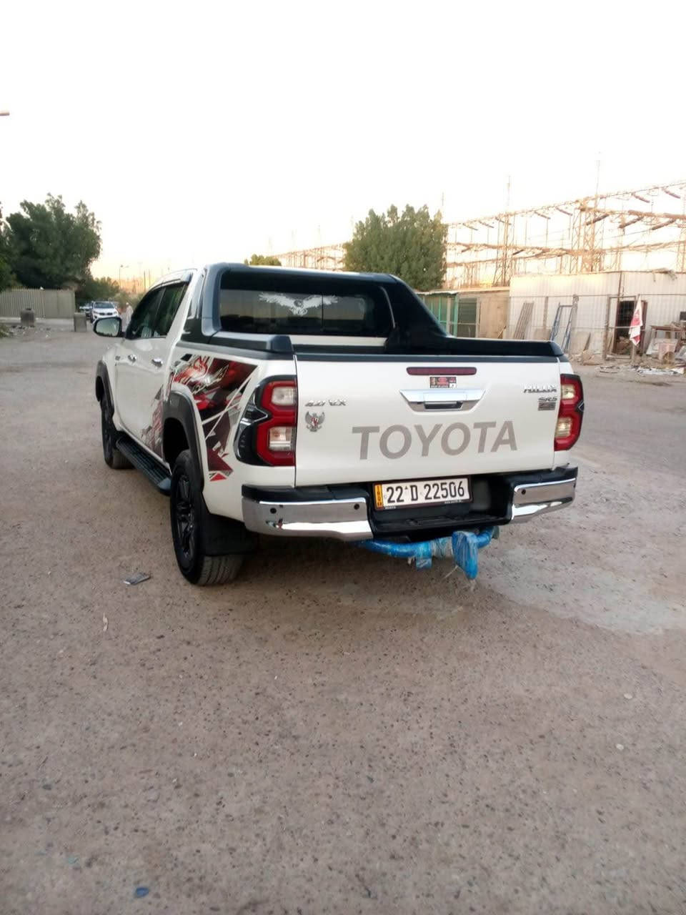 هايلوكس 2022
مكينه 6
TRT معروفه مواصفاته 
290
بيه فقط بارد باب السايق شي بسيط
***********

عنوان بغداد الحبيبيه بغداد, العراق
