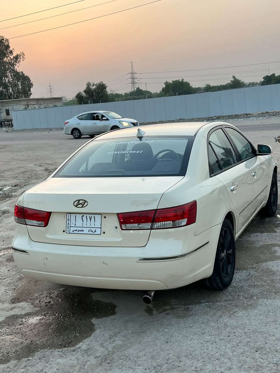 سوناته مديل ٩رقم كربلا سياره بسمي تحويل مباشر العوان كربلا قرب السايلو سعر السياره 85.   رقمي ***********
