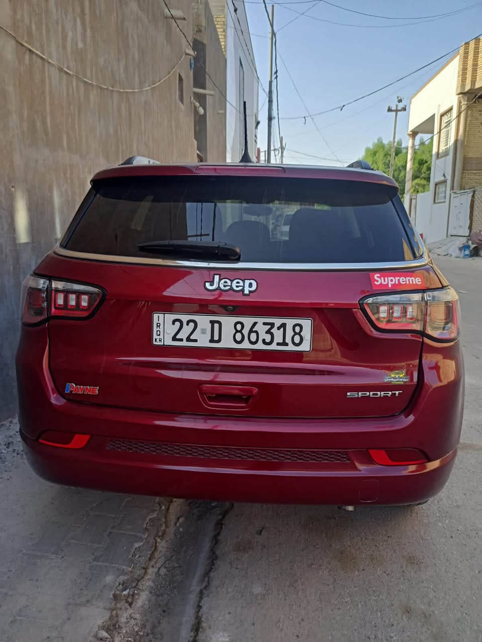 السلام عليكم
جيب كومباس موديل2021 سبورت
اربيل بأسمي
محرك2400
حادثها شبر بالجاملغ والبنيد مثل ما موضح بالصوره والسونار
كامره دوار 360 درجه
بصمة 
تدفئة مقاعد
شاشه كبيره 
تحكمات ستيرن جهتين امامي وخلفي
وبيها بعد مواصفات
السعر 170 وبيها مجال
مكاني النجف ￼
للاستفسار الاتصال بالرقم
***********
