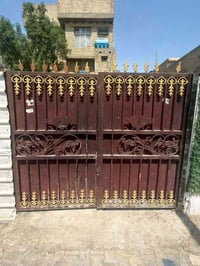 باب طلاكتين حديد ثقيل نضيف جداً العنوان بغداد الخطيب شارع الضغط قريب د...