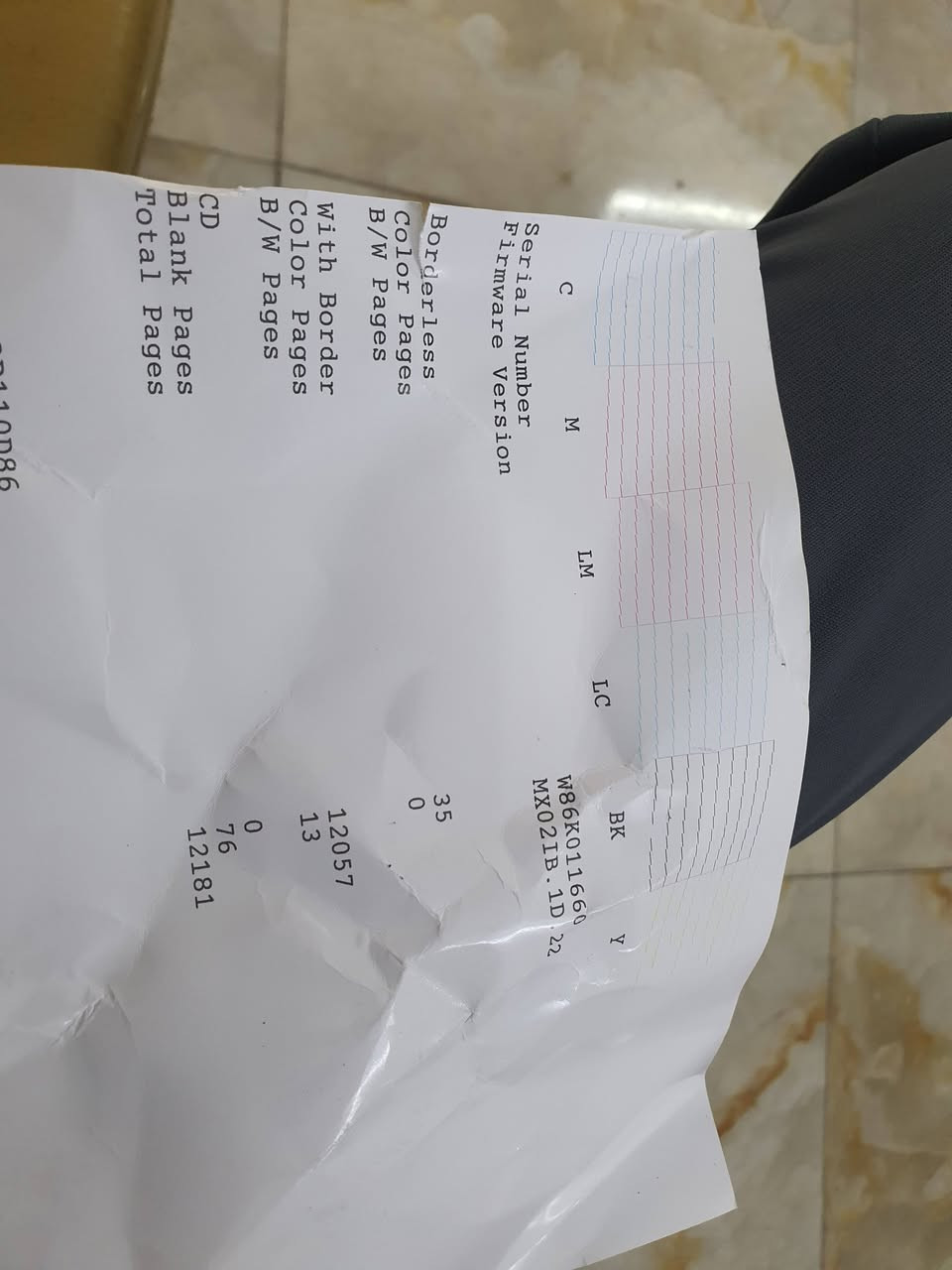 السلام عليكم طابعه ابسون L805 التيست بل منشور
الطابعه عايفها وصار عليها تراب يردالها حبر جديد تطلع صوره تحبل 
مكاني بغداد حي الفرات 
قيم وخذ بما يرضه الله 
***********
