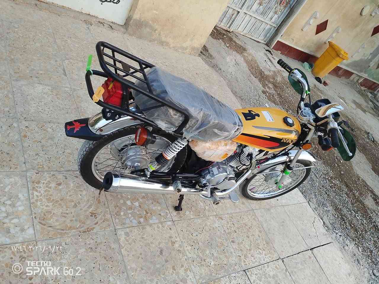 سلام عليكم دراجه ايراني نامه موديل 26 كفاله عامه دراجه جديده تخبل شلع معدل بل جيس دراجه مكاني بغداد حي نصر سعرهه 750بيهه مجال حك جيه ‏‪***********‬‏

نص مكتوب في الصور:
- ١٧:٤٦ ٢٠٢٦/٠٩/٢٢
- TECNO
- SPARK Go 2
- 17:46 2026/09/22 TECNO SPARK Go 2
- ١٧:٤٦ ٢٠٢٦/٠٩/٢٢ TECNO SPARK Go 2