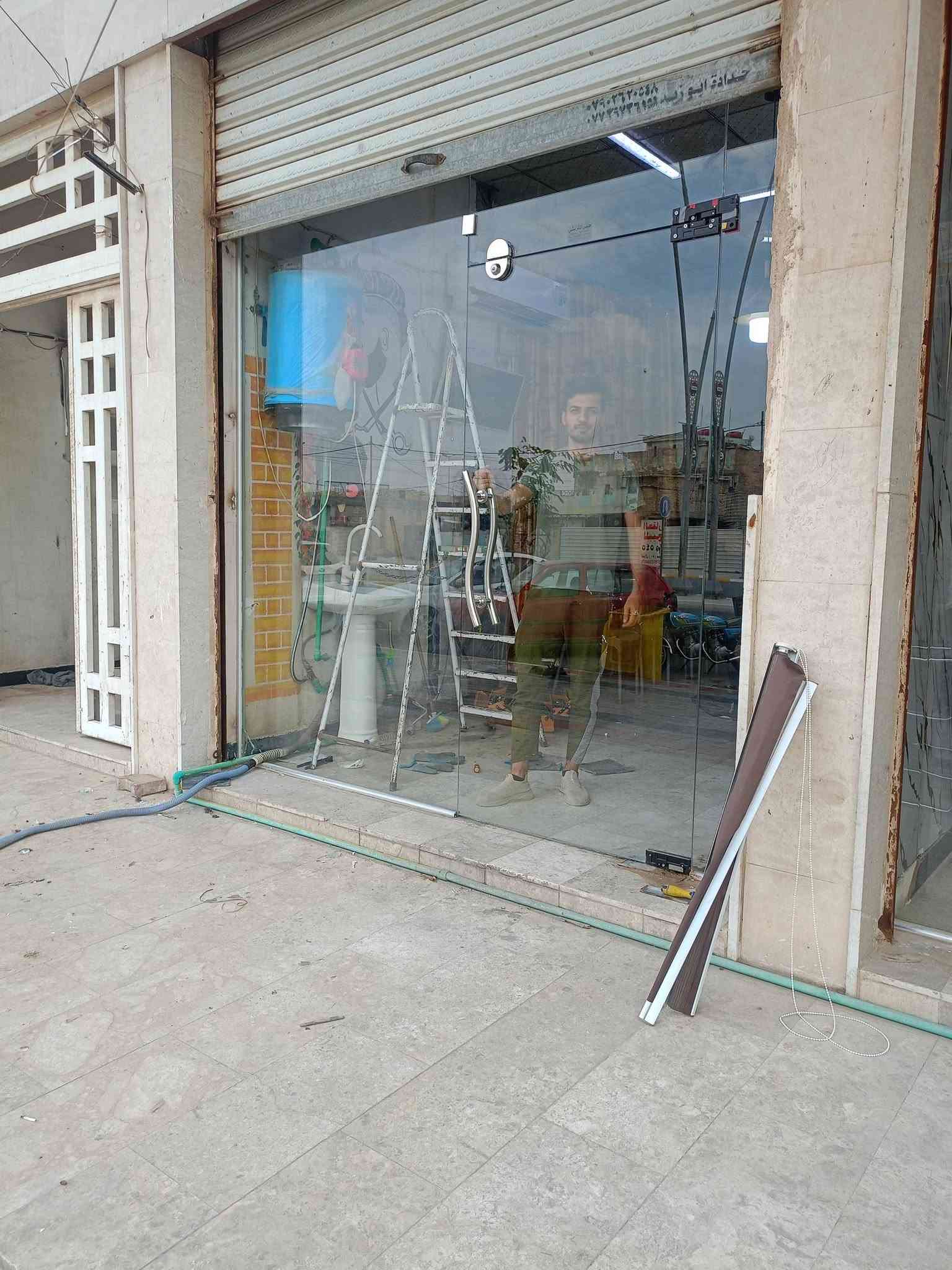 زجاج ١٠مم • واجهات زجاجية • باب سونك
