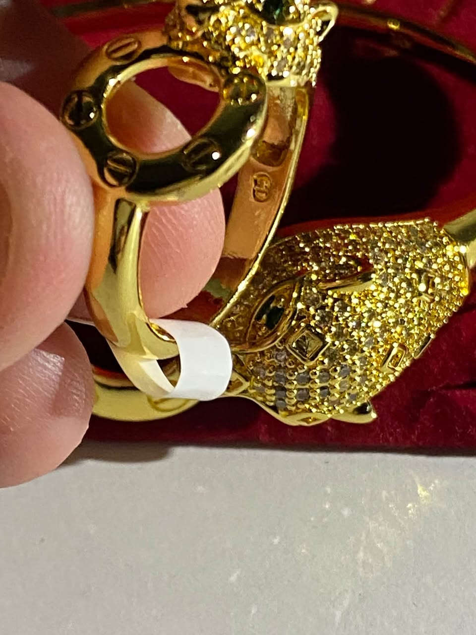 كارتير مختوم • سوار • محبس مرصع زاركون