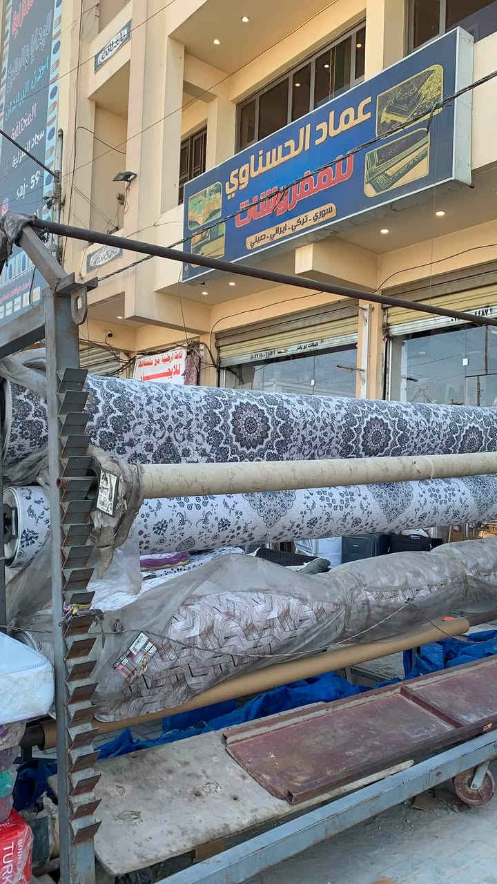 عربانة رولات عرضه 4 امتار
تتحمل 8 رولات
عنوان شارع الداخل
***********
