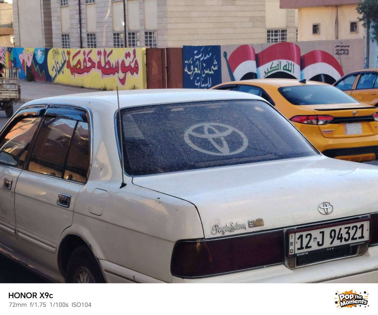 ارنب يسرا بلاد رقم نينوى بيها قطعتين صبغ السعر ٨٥ وبيها مجال الشراي يتصل مكان السيارة الموصل ***********

نص مكتوب في الصور:
- HONOR X9b
- 108MP Ultra-Sensing Camera
- O HONOR X9b 108MP Ultra-Sensing Camera
- HONOR X9b 108MP Ultra-Sensing Camera
- O HONOR X9b
- HONOR X9c
- 72mm f/1.75 1/100s ISO104