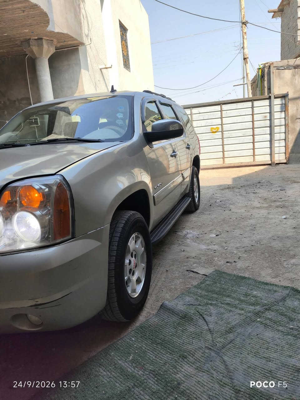 غير متواجد علئ الفيسبوك....
يوكن  2007 خصوصي بغداد فول مواصفات ما عدا التنته  السياره نضيفه مال جناي   بيه صبغ جوانب فقط  للجمالية   السياره جاهزه  حداده  كير مكينة وتبريد 3قطع  تخم تاير جديد    السنويه 2027  باسمي تحويل ثاني يوم  السعر 165 وبيها مجال   الهاتف ***********
العنوان البصره قضاء المدينه

نص مكتوب في الصور:
- 24/9/2026 13:57 POCO F5