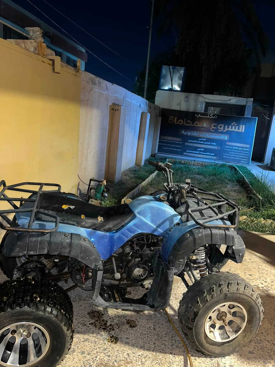 السلام عليكم ، للبيـع دراجـة رباعـيـة صيني
محرك 250cc كير اوتو نقصها زوج تايرات 
#السعر : مليون وربع وبي مجال 
#العنوان : الانبار - الفلوجة 
للاستفسار الاتصال على : 
***********
