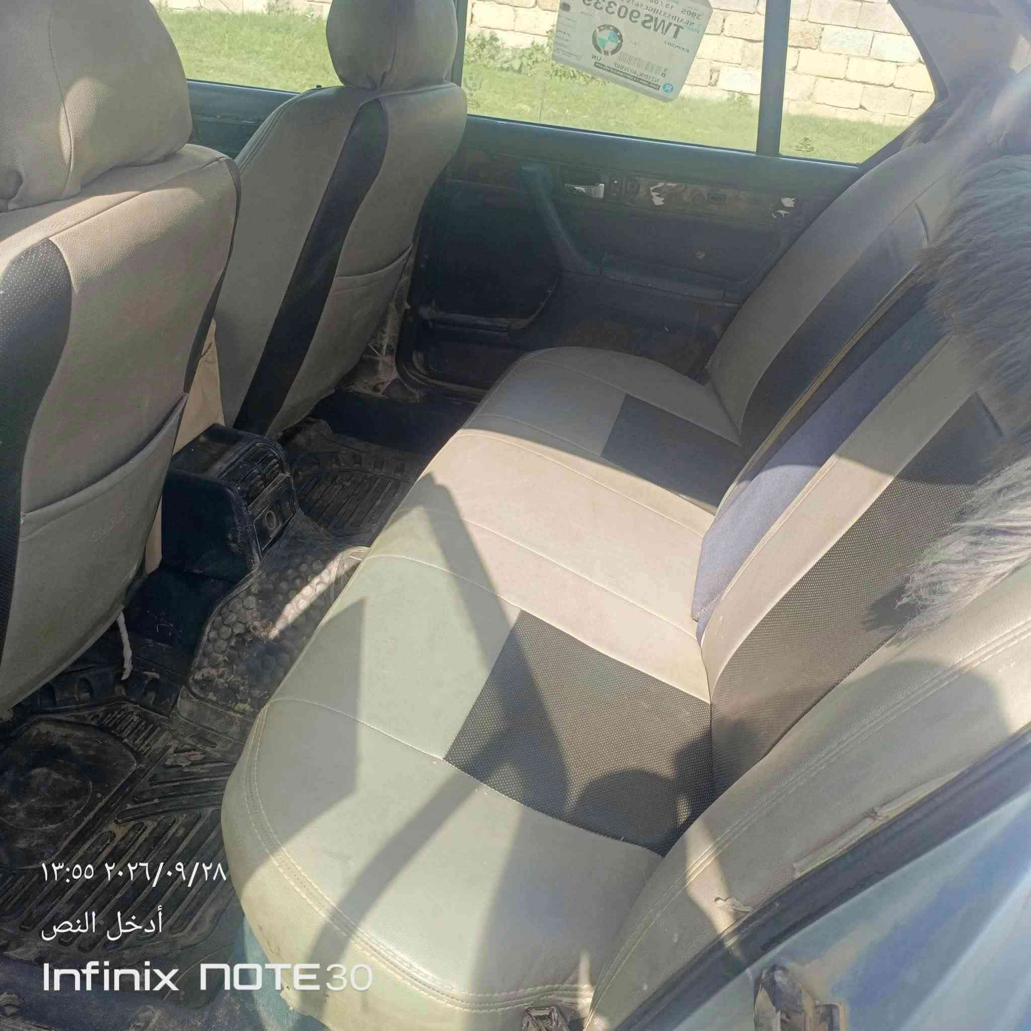 السلام وعليكم BMW حجم 730 مصبوغه صبغ عام جماليه تبريد شغال كهربائيات كلها شغاله تخم تايرات جدد كير ومكينه خير من الله السياره بسمي تحويل ثاني يوم مكانها عبور سيطره الصقور بيع فقط بـ55 وبيها مجال 

الاستفسار 
***********
***********

نص مكتوب في الصور:
- ١٣:٥٤ ٢٠٢٦/٠٩/٢٨
- أدخل النص
- Infinix NOTE 30
- ١٣:٥٣ ٢٠٢٦/٠٩/٢٨
- Infinix NOTE30
- ١٣:٥٥ ٢٠٢٦/٠٩/٢٨
- ١٣:٥٦ ٢٠٢٦/٠٩/٢٨
- ١٣:٥٥ ٢٠٢٦/٠٩/٢٨ ادخل النص Infinix NOTE 30