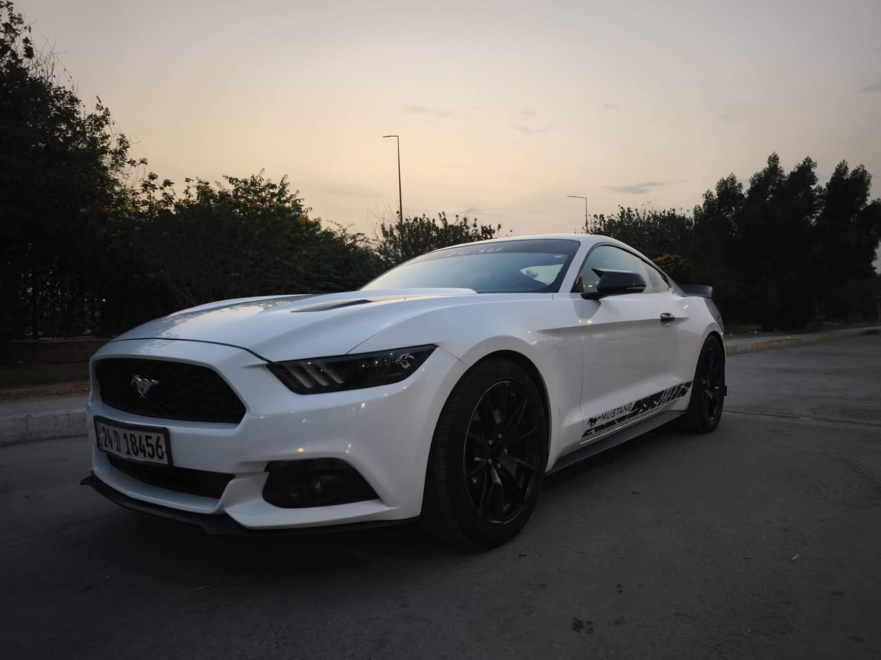 Mustang V6 2017 موستنك
سيارة( بدون صيغ )
موستنك ستة سلندر ٢٠١٧ ممشاهة ١٢٧ mi
عليهة دبات ht power تحكم ريمونت
عليها شوتة رياضي + بلادية
عليها سبيسر امامي اصلي ٢٥ ملم
عليها ولف حماوة ريستك موشيموتو + ولف بلادي موجود 
عليها برمجة من كراج 4brothers
ويالة ١٩ اصلية تو سايز + تايرات قبل فترة شادهن
مازدات بلاك ومنضومة زنون وعيون حمر جديدة
 اضافة كشافات اسفل دعامية 
عليها سستم كابرون داخلي ومري ويدات
دفيوزر خلفي وسبويلر
بولش وحمام 
ادامة كاملة لمنضومة احتراق ولماء جديد 
حادثهة امريكا كلش بسيط مرفق بلصور جاملغ سكن شبر بسيط وتحديث بنيد GT وصارت عندي طخة بسيطة جاملغ سايق وبدلتة اصلي نفس لون
رقم شمالي دهوك باسمي شرط تاخذ تحويل
سنوية لل٢٠٣٠ 
 مكانها بغداد الدورة 
***********
***********
