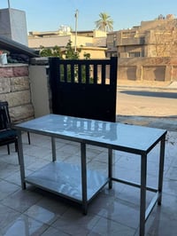 ميز ستيل اصلي • ستيل غذائي • ١٧٠×٧٠×٩٠