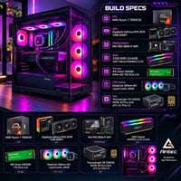 رايزن 7 7800X3D • RTX 5070 12GB • 32GB DDR5 6000MHz
