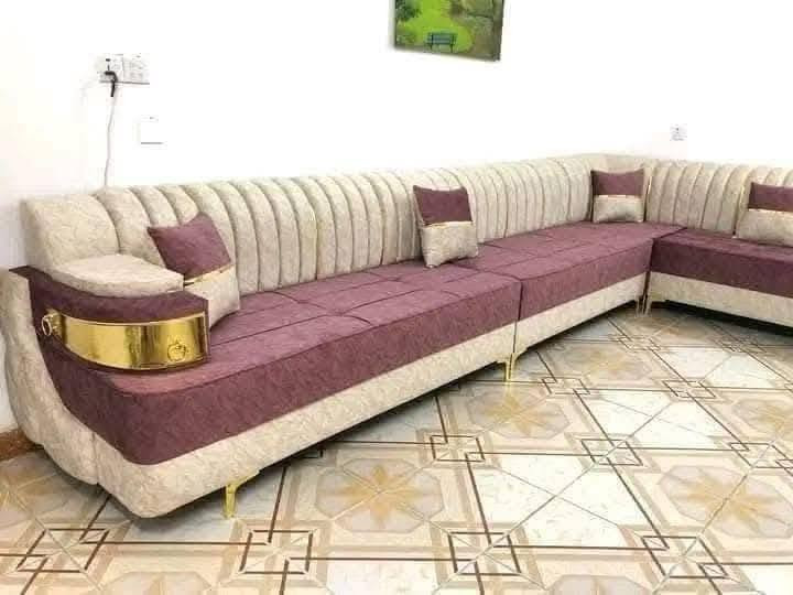 معمل الهيتي • تنجيد ديوان • ألوان مختلفة