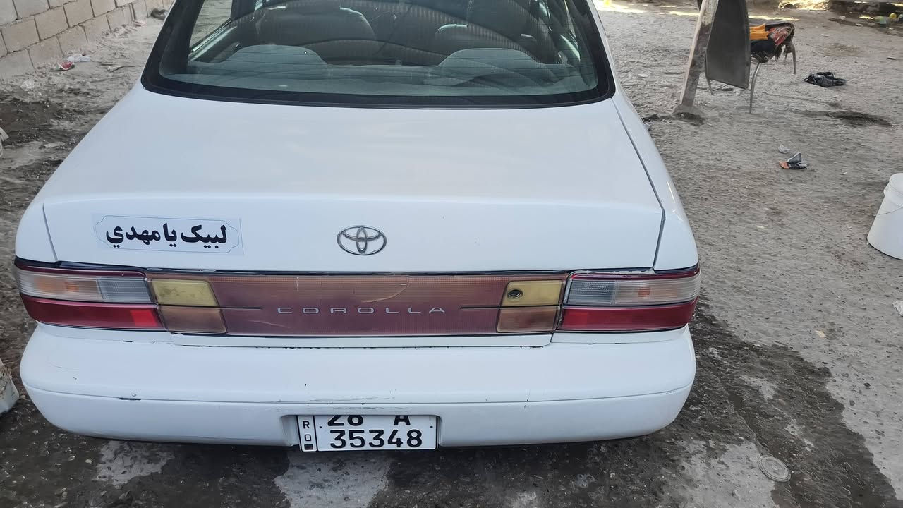 كورلا موديل ٩٣ رقم نجف
السياره جاهزه خير من الله
مكان السياره نجف مشخاب الاستفسار‏‪***********‬‏
السعر ٤٥ وبيه مجال قليل
