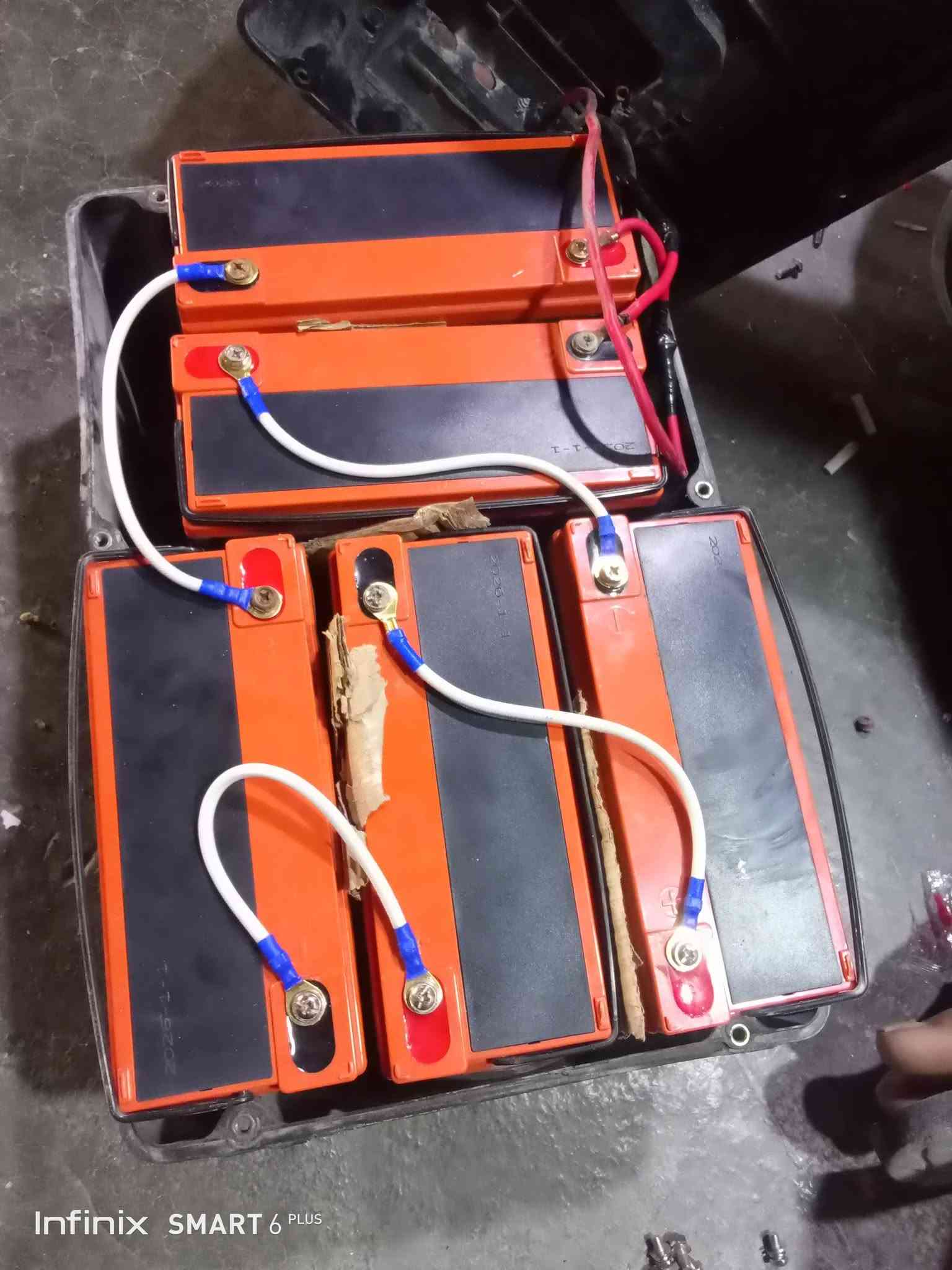بسم الله الرحمن الرحيم ماطور هيوشه موديل 23 بطاريات وتقرا 11 11 ونص بعد الجديده ولك الفحص سعره 350 قفل

نص مكتوب في الصور:
- Infinix SMART 6 PLUS