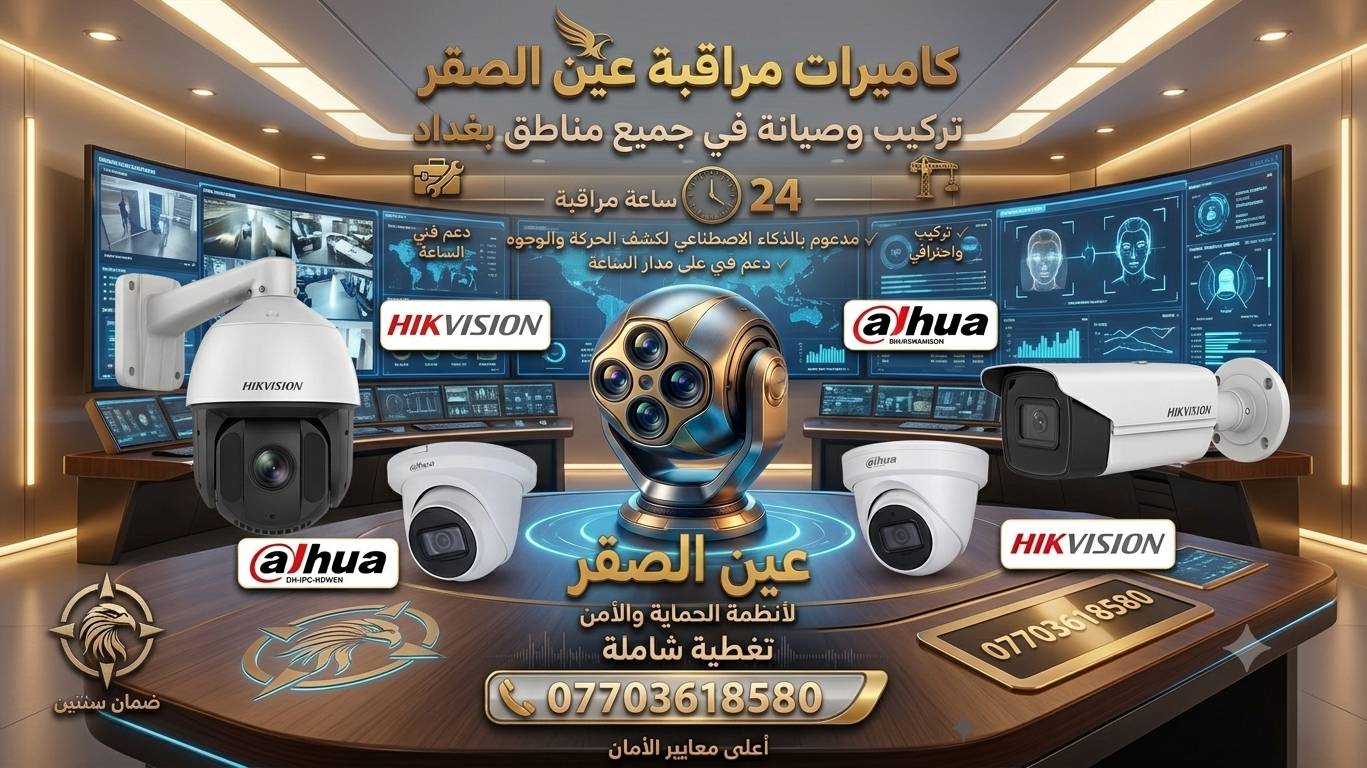 عين الصقر • نصب كاميرات • بغداد