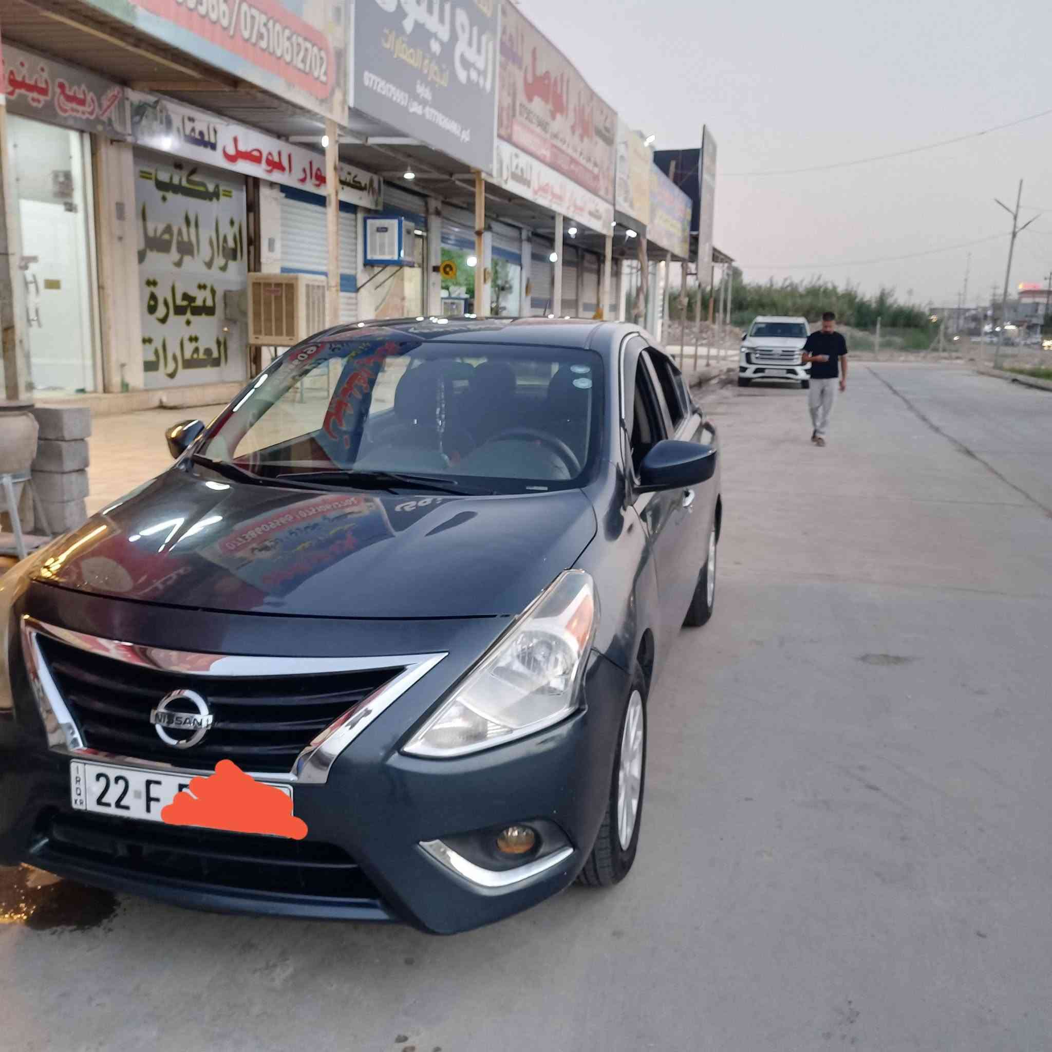 السلام علیکم نيسان فيرسا ٢٠١٧ للبيع مواصفات sv ماشية ١٠٤ قابل لزيادة بيها قطع صبغ جاملغ اليسار الامامي من جهة السايق بدون دواخل وبدون ارباك وشويه بارد براس الجاملغ وراس البوند من جهة النفر هذا بأمريكا وهم بدون ارباك محرك كير بلادي وضع شركه لاصرف ولانفخ تبريد بلادي ثلج وشغال السياره ماناقصها برغي ترايك للبصر سنويه لحد ٢٩ رقم أربيل انكليزي سعر ٩٥ وبيها مجال وسياره بأسمي شرط التحويل إلي يحب يشتري يتصل على الرقم *********** أو كورك *********** كاتبلك كل التفاصيل بل منشور مكان السيارة موصل قضاء تلكيف
