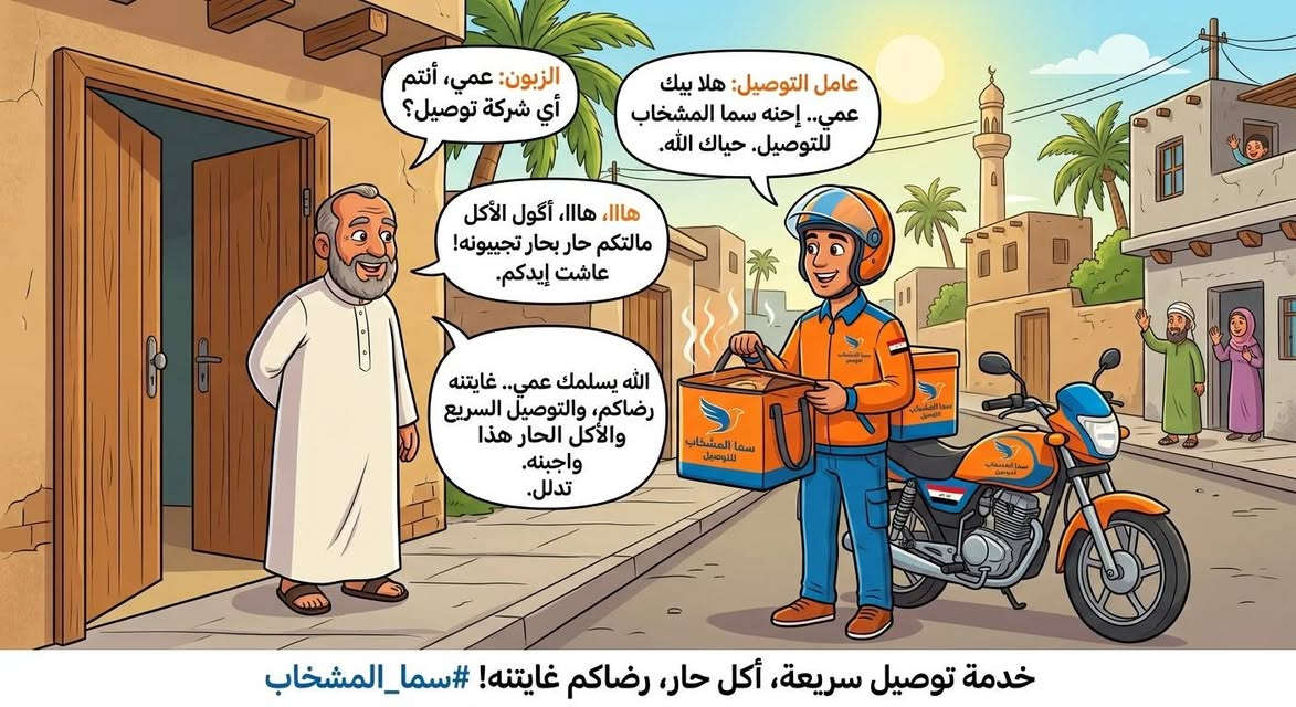 سما المشخاب • توصيل سريع • أكل حار