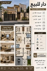 بناء جديد ٢٠٢٦ • ١٣٨م • الأعظمية