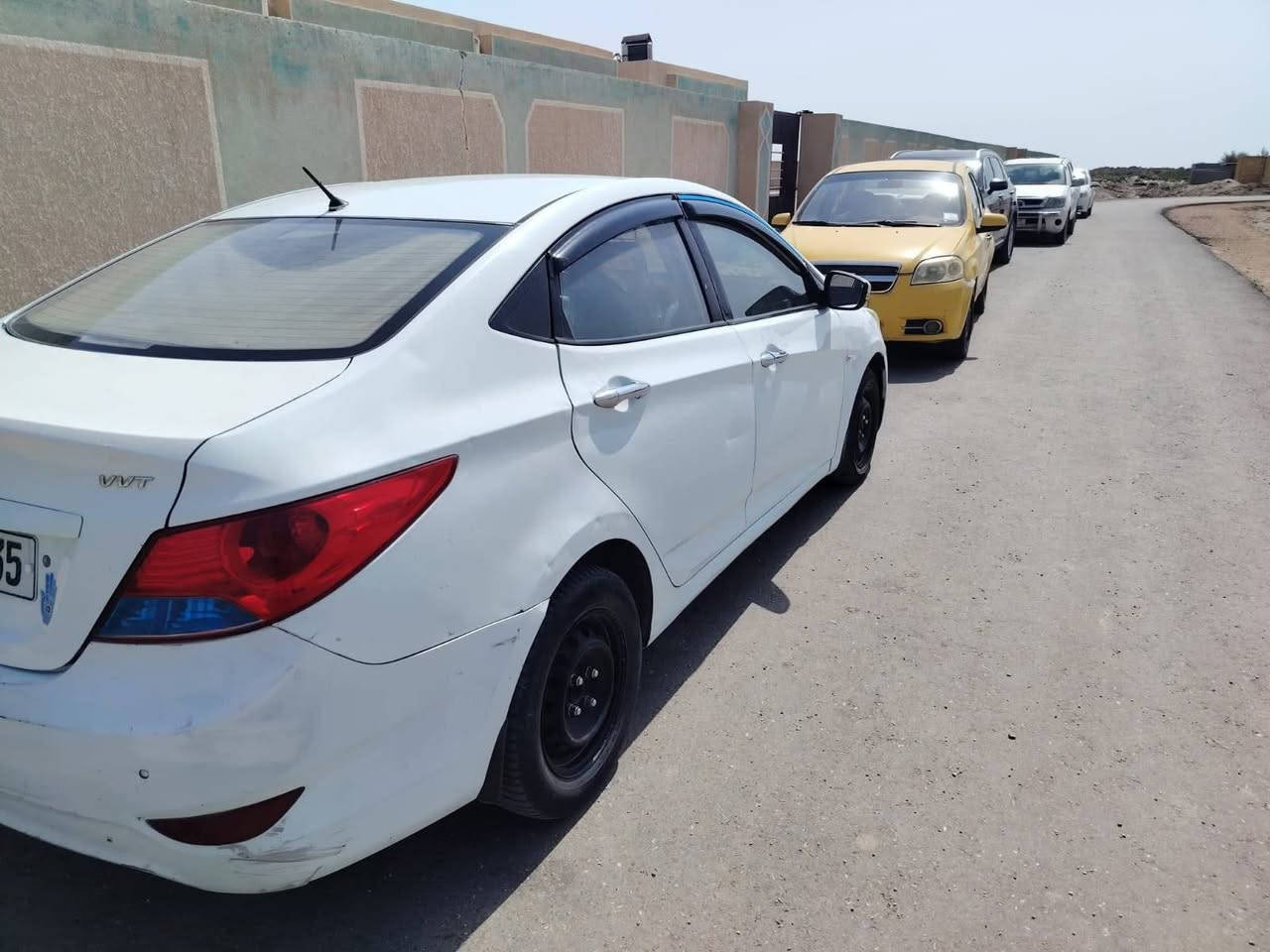 سلام عليكم
اكسنت خليجي للبيع
مديل ١٣
محرك وكير مرغوبات ١٦٠٠ 
تبريد ثلج وي سويج
شاشه وكامره وحساسات خلفيه واشاير بالمري
حداديه 70%
رقهما انكليزي مثنئ  بسمي سنويه لل ٣٠
بيها جاملغ عكس سايق تبديل واماكن مرشوشه أثر شخوط وتعديل بارد  وأفضل افحصها بيدك سونار
سعرها ٧٥ وبيه مجال بسيط حك جيه
مكان سياره رميثه 
***********
