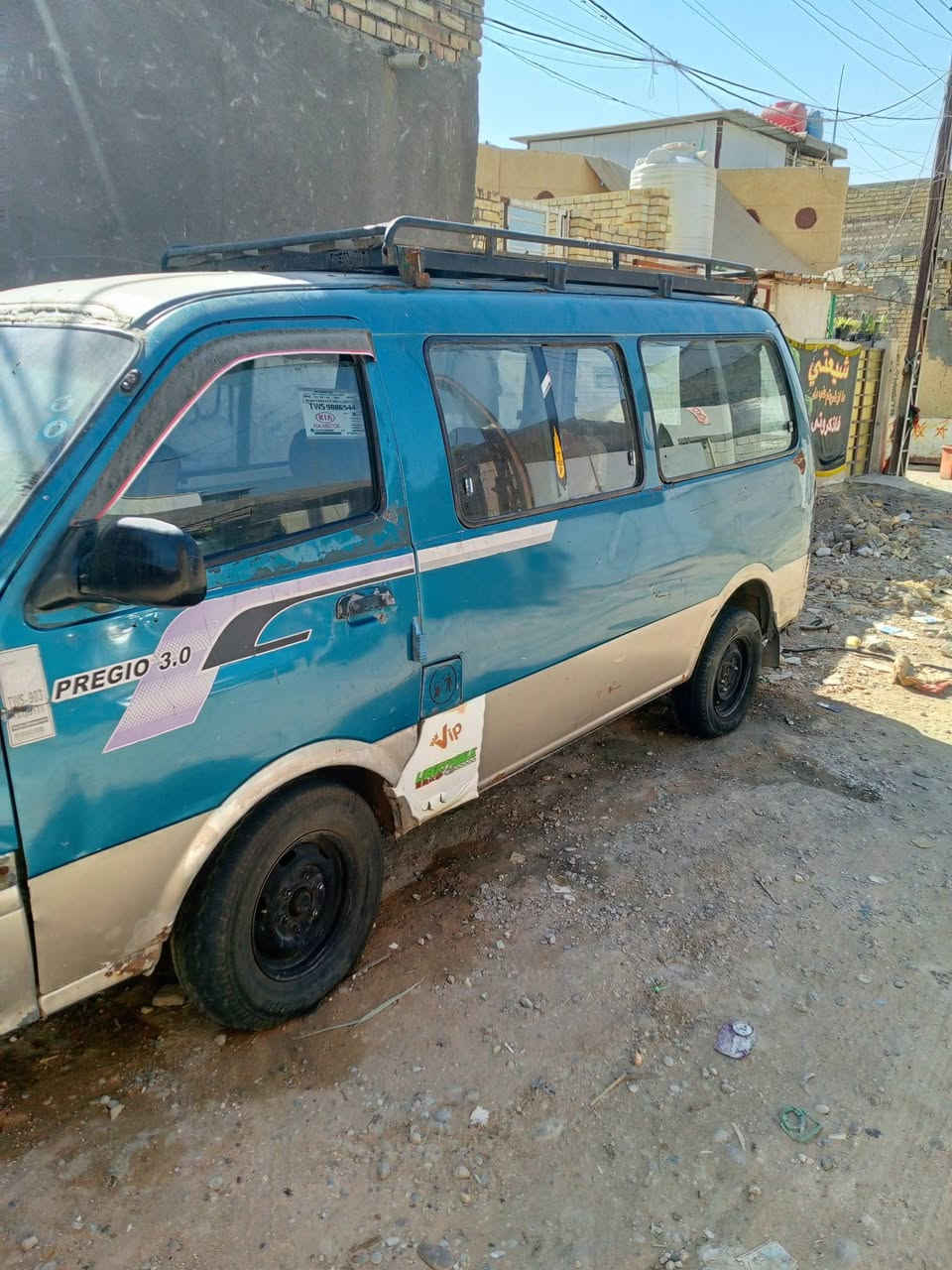 سلام عليكم عيني عندي بريجو البيع 96بغداد دولي مكينة بيها تنقيص اكسل جديد كير جديد دشبول مال 2000 صدر جديد  شرط تحويل أو وكالة عنواني بغداد حي النصر *********** السيارة 33وبيها مجال
