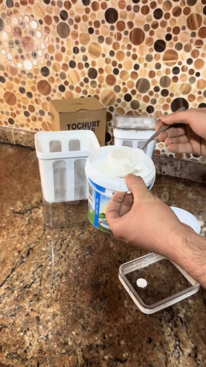🥛 اصنع لبنتك الصحية بنفسك واستمتع بالعمق واللذة! 🥛
صانع اللبنة والزبادي اليوناني بفلتر ستانلس ستيل مزدوج
الحل العصري، الأنيق، والصحي لتحضير لبنة طبيعية، كثيفة، وغنية بالفائدة في منزلك بكل سهولة!
🔥 لماذا يعتبر هذا الجهاز خيارك الأفضل؟
✨ فلتر شبكي ستانلس ستيل ناعم: يضمن تصفية الفائض بفعالية عالية دون أن تفقد اللبنة قوامها الكثيف والرائع.
✌️ تصميم داخلي مزدوج الفلترة: للحصول على أعلى درجة من الكثافة والمذاق الطبيعي الغني.
👁️ حاوية شفافة وعملية: تمكّنك من مراقبة كمية الشرش المفصولة بسهولة وبلمحة واحدة.
❄️ غطاء محكم الإغلاق: يحافظ على النظافة ويمنع امتصاص أي روائح أخرى داخل الثلاجة.
🌱 آمن ومستدام (Food Grade): مصنوع بالكامل من مواد صحية وآمنة تماماً للتلامس مع الطعام.
🔌 بدون كهرباء: يعمل بالتبريد الطبيعي داخل الثلاجة دون الحاجة لأي وصلات أو استهلاك طاقة.
🧽 سهل الاستخدام والتنظيف: بسيط جداً في الفك والتركيب والغسيل، ومثالي للاستخدام اليومي.
🍳 الاستخدامات المتعددة:
اللبنة المنزلية: تحضير أشهى وألذ لبنة طبيعية من الزبادي بكل سهولة ونظافة.
الزبادي اليوناني: تصفية الزبادي العادي للحصول على قوام يوناني غني وكثيف للوجبات الصحية.
فصل الشرش: فصل مصل اللبن لاستخدامه في المخبوزات والطبخ أو للشرب والاستفادة من بروتيناته.
خيار مثالي للأنظمة الغذائية: تناسب تماماً أصحاب الدايت، الرياضيين، ومهتمي الأكل الصحي.
📦 محتويات الصندوق:
حاوية خارجية شفافة عالية الجودة.
سلة فلترة داخلية مع شبك ستانلس ستيل ناعم.
غطاء غلق محكم.
دليل استخدام مبسط.
📐 القياسات والأبعاد:
أبعاد المنتج: الطول 11 سم × العرض 9 سم × الارتفاع 18 سم.
أبعاد كرتون التغليف: الطول 12 سم × العرض 9.5 سم × الارتفاع 20 سم.
💡 ملاحظات وإرشادات مهمة للحصول على أفضل نتيجة:
⏳ مدة التصفية: تختلف المدة حسب القوام والملمس الذي تفضله (من 24 إلى 48 ساعة داخل الثلاجة).
🥛 جودة الزبادي: يُنصح دائماً باستخدام زبادي كامل الدسم لنتائج أفضل وقوام كريمي لا يُقاوم.
💰 السعر: 16,000 دينار فقط!
🚚 خدمة التوصيل: متوفرة فوراً لكافة محافظات العراق + التوصيل مجاني 🇮🇶
📥 للطلب راسل خاص:

📞 رقم الهاتف: ***********
