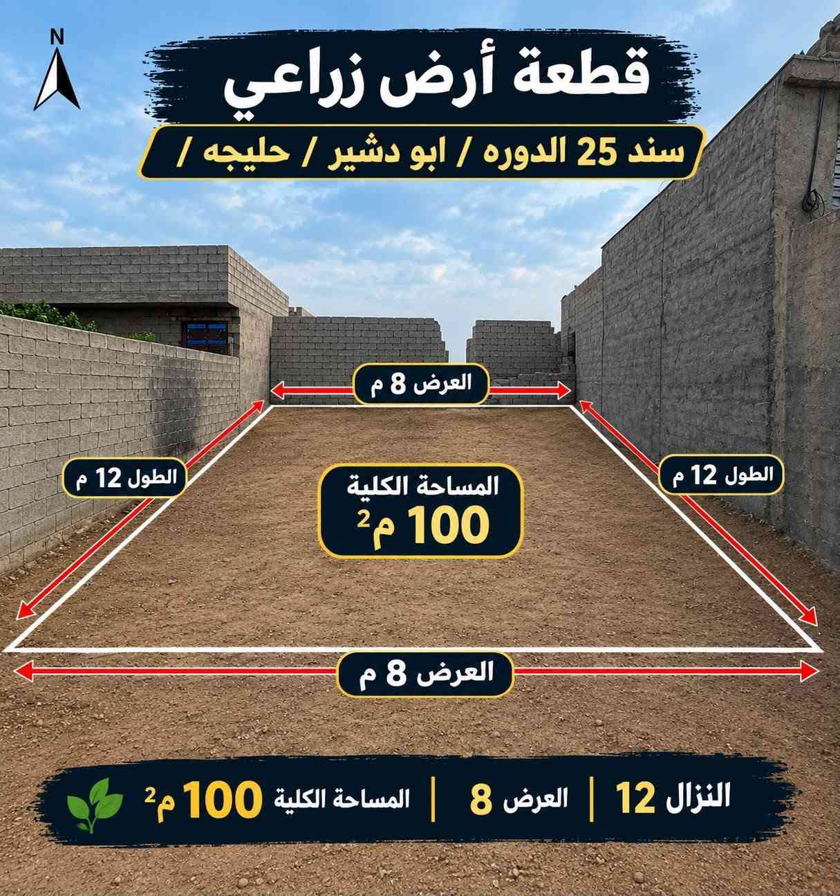 الدورة أبو دشير • سند ٢٥ • ١٠٠م²