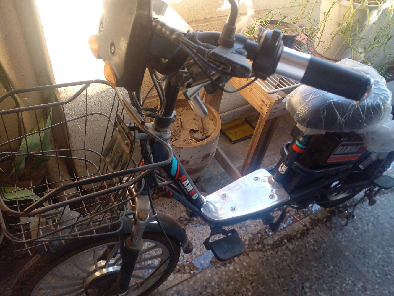 دراجة شحن رامبو منتهي الباتري رايدهة ب 250 الف