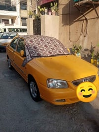 هونداي فيرنا موديل ٢٠١٤ السياره باسمي رقم انكليزي مصفره هيئه وغرامات ا...