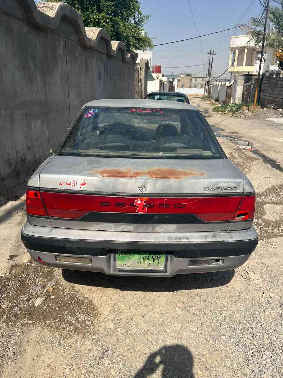 السلام عليكم 
دايو اسبرو 
موديل95
كير محرك شرط✅🔥
صدر طبه✅
تايرات باتري نضاف✅
سياره جاهزه🚘
شرط التحويل ✅
نقصها صالنصه واكعه فقط الباقي كلشي شغال 
السعر 15 وبيها مجال
ناحية القياره داخل🛣️
***********
