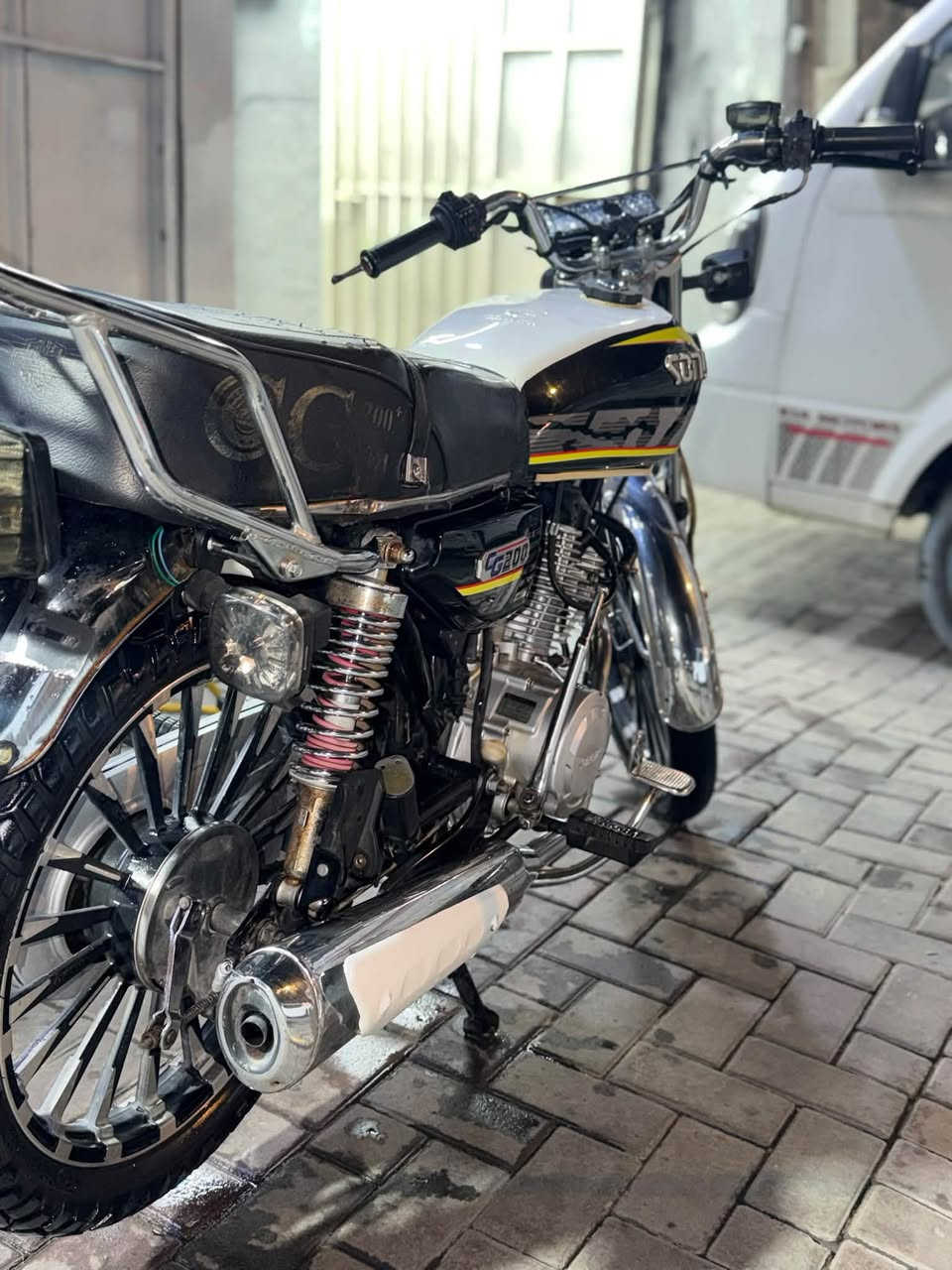 ‏
￼ السلام عليكم 

🏍️ للبيع دراجة نارية إيراني – موديل 2025

🔥 200 CC – مكينة قوية وحقيقية

❄️ بيها سوبر وتبريد للمكينة

✨ الدراجة نظيفة وحلوة وكاملة مكملة

✅ جاهزة للاستخدام

🔧 النقص فقط الكبريتة تحتاج تنظيف أو تبديل

📍 الموقع: بغداد – العامرية

💰 السعر: 780 ألف دينار

🤝 بيها مجال للجادين

📞 للاستفسار والاتصال:

***********

⚡ دراجة موديل جديد، نظيفة وتستاهل المعاينة
