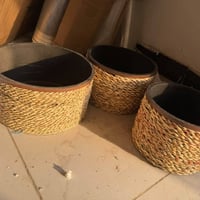سنادين خوص • ٣ قطع • مقاسات مختلفة