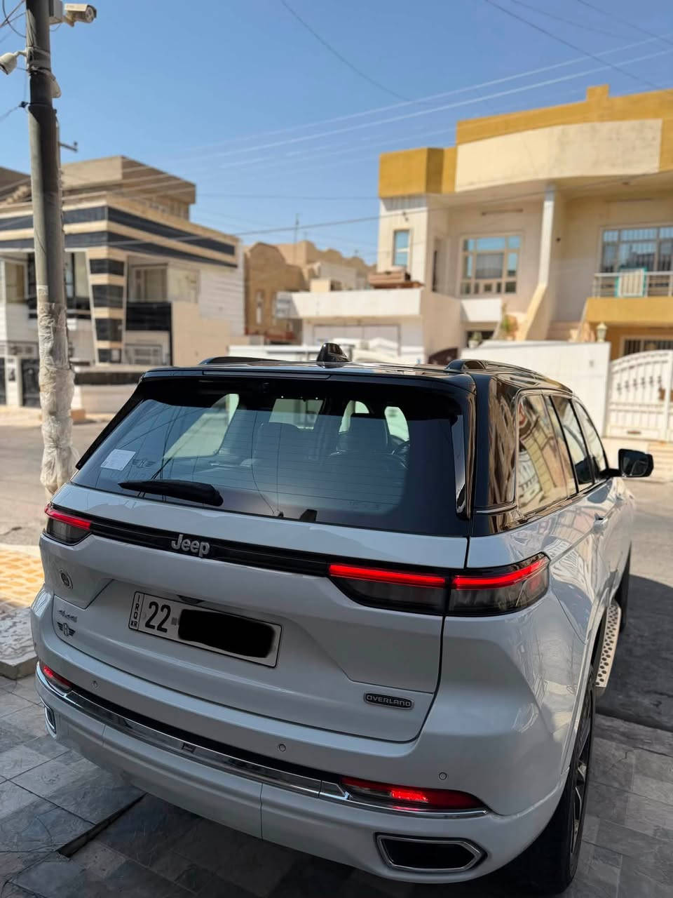 JeeP Overland 2024 وكالة هارلم
مغلف بلكامل PPF
فول مواصفات : 1/1
العداد : 40.000mi

6 سلندر (3600)
داتاشو (سرعة بلجام)
كشنات(تدفئة-تبريد-مساج-خزن ميموري)
كشنات خلفية تدفئة
حساسات (360) درجة
5 كامرات (360) درجة
رادارات (360) درجة
Night Vision (ناظور ليلي)
جكات : تصعد تنزل (5وضعيات)
فورويل
توقف ذاتي
بانوراما
صندوق كهربائي
مانع تصادم 
بصمه تشغيل + بصمه ابواب
تدفئه بالستيرن
نظام خرائط GPS 
مري _جانبي_تدفئة
وبعد هواي مواصفات…

ملاحظة : سيارة كفالة عامة 
المكان اربيل
للاستفسار :
***********
***********
