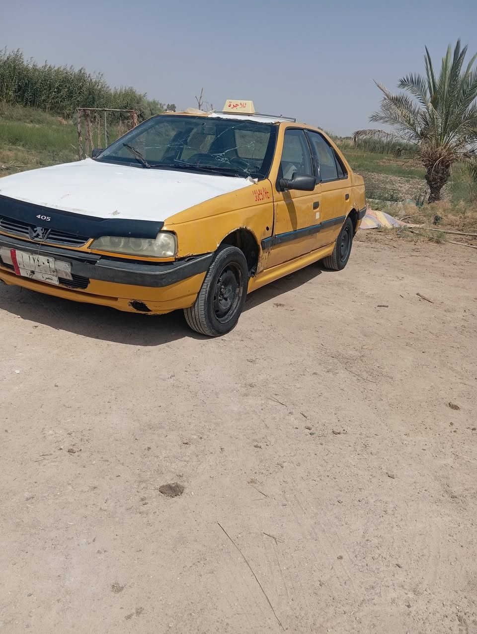 السلام عليكم سياره للبيع بيجو 405مكينه اوكير كورله بيكاشو توني شاده تبريد جاهزه السيارة عوزه بس حداديه رقم بصره تحويل يمته ماتريد  السعر 19اوبيه مجال ولااكو مروس عادي اب ملكه العنوان الناصريه سوق الشيوخ لاتصال عله الرقم ***********
