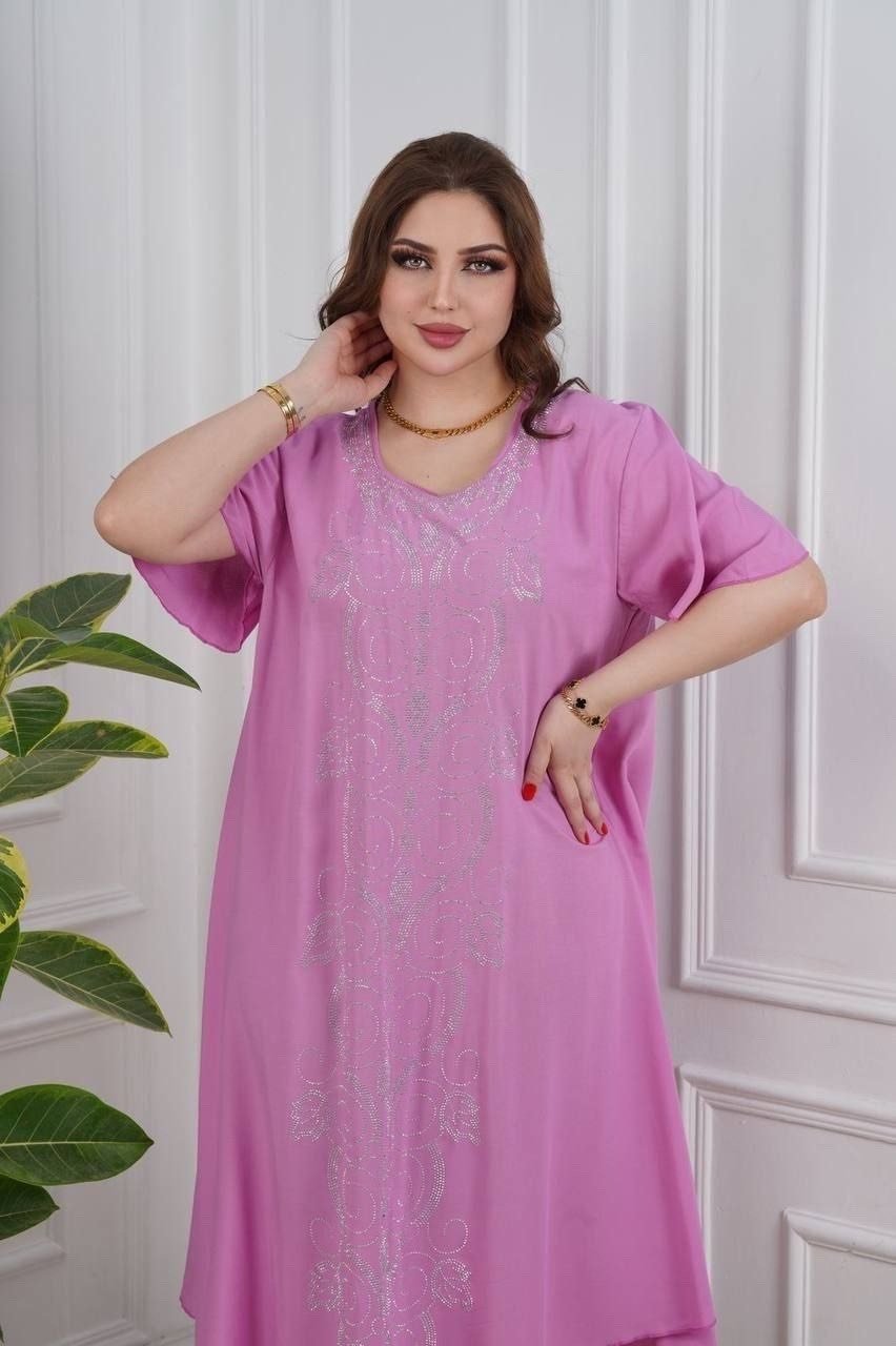 ✅ دشداشة نسائي 

✅الخامه كشمير ساده مطعم ستراس درجه اولئ 

✅القياسات  2XL.  3XL  4XL. 5XL

✅اقل طلب درزن 

✅سعر الدرزن 👈 84 الف فقط والتوصيل ٥ بغداد وللمحافظات ٦🔥
الحجز واتساب ***********
