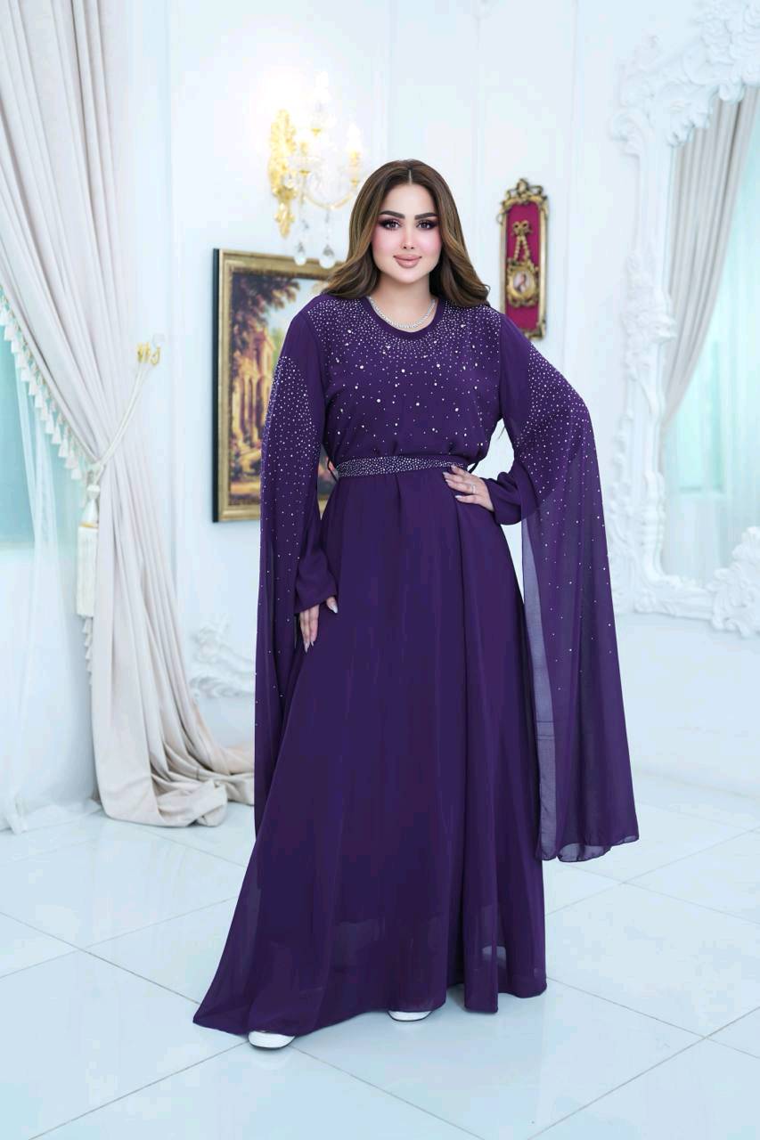 فستان اماراتي ❤️

✨الأقماش شيفون الأصلي مبطن💯
🪄الشغل كرستال حراري الأصلي مع كبس ليلو🪡🧵
🎗️مڪون من 2️⃣ قطع     
⤶قفطان
⤶حزام

🎗️قياساتـة : من وزن 60 الى وزن 120 
🎨🎨 الألوان :-
←اسود
←نيلي
←ماروني
←زيتوني
←تركوازي
←بنفسجي

💸السعر :- 50 مع التوصيل✅