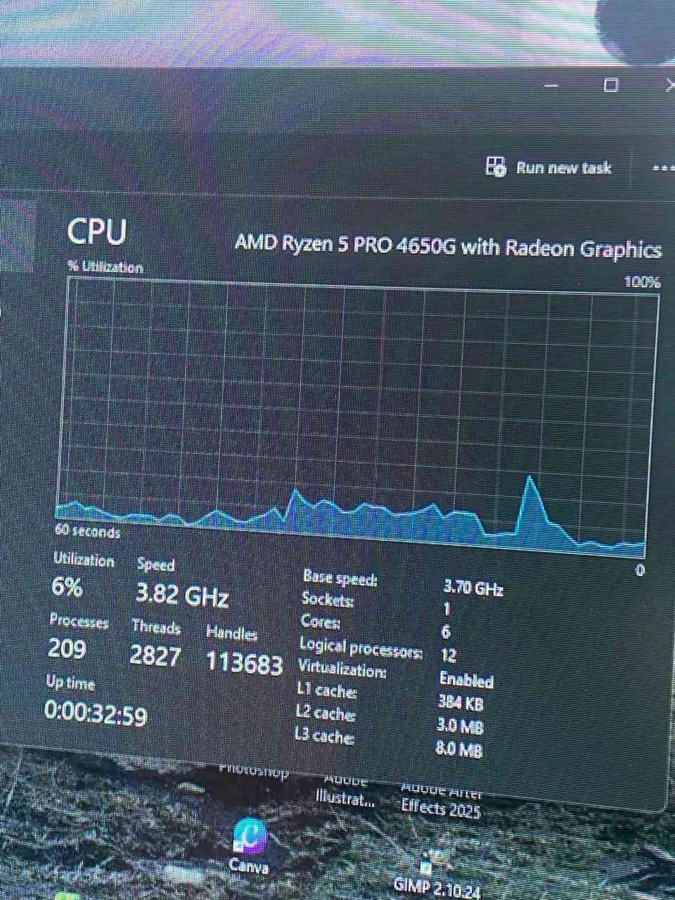 تجميعة مستعملة للبيع
المواصفات : 
CPU : Ryzen 5 4650G pro (6 cores / 12 threads)
MB : Asus tuf B450-PLUS GAMING
GPU : Radeon RX 580 8GB Sapphire
RAM : XPG Spectrix D60G (16GB DDR4 8*2)
STORAGE : Adata SU750 (1TB)
POWER SUPPLY : Asus TUF GAMING 550W Bronze
CASE : Dark Flash 352 plus

Maximum CPU temp : 76°C
Maximum GPU temp : 77°C

الفان الفوك مرات تشتغل ومرات توكف، بالنسبة لباقي القطع نظيقة ومابيها شي، كلشي موضح بالصور
كل كراتين القطع موجودة
السعر : 450 الف وبيها مجال
مكاني بغداد - حي الحسين
للأستفسار : ***********
