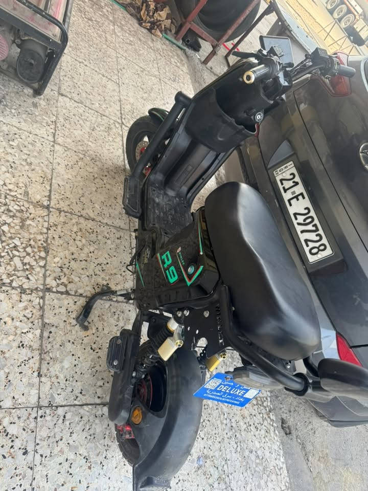 للبيع او مراوس R9 سعر 450
دراجة نضيفه حلوة 5بطاريات نص عمر 
مكان بغداد الكمالية ***********
