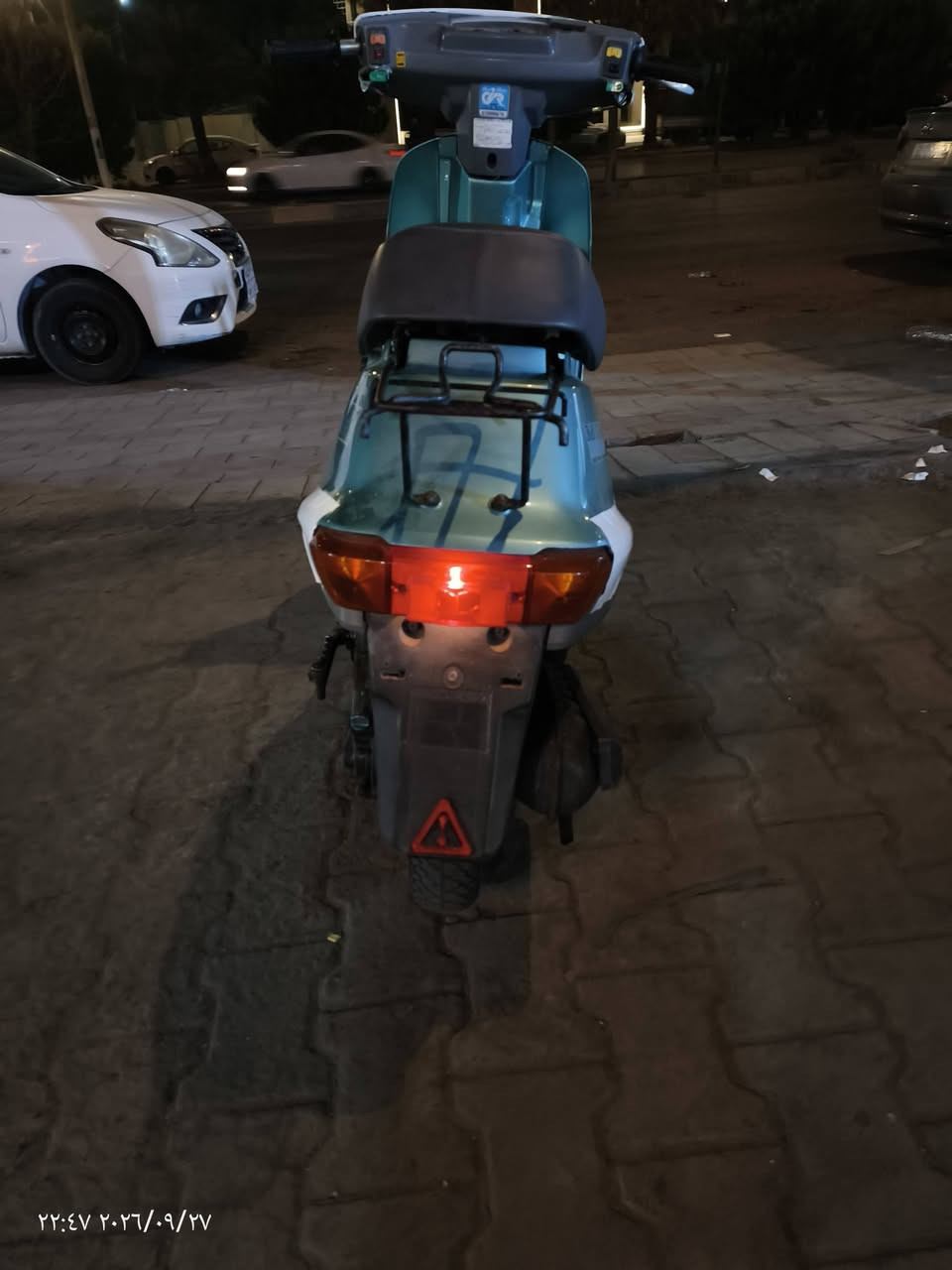 سلام عليكم دراجة منت للبيع بحالة الوكالة زيرو زيرو ماشي 5 الاف بس محرك 60ccخبط وسرعة توصل 70 شلعة ومعدل اتخبل الدراجة خير من الله ومال جناي اعيد واكرر الدراجة بحالة الوكالة السعر 550 وبيهة مجال قليل *********** متواجد على واتساب ما متواجد فيس

نص مكتوب في الصور:
- ٢٢:٤٧ ٢٠٢٦/٠٩/٢٧
