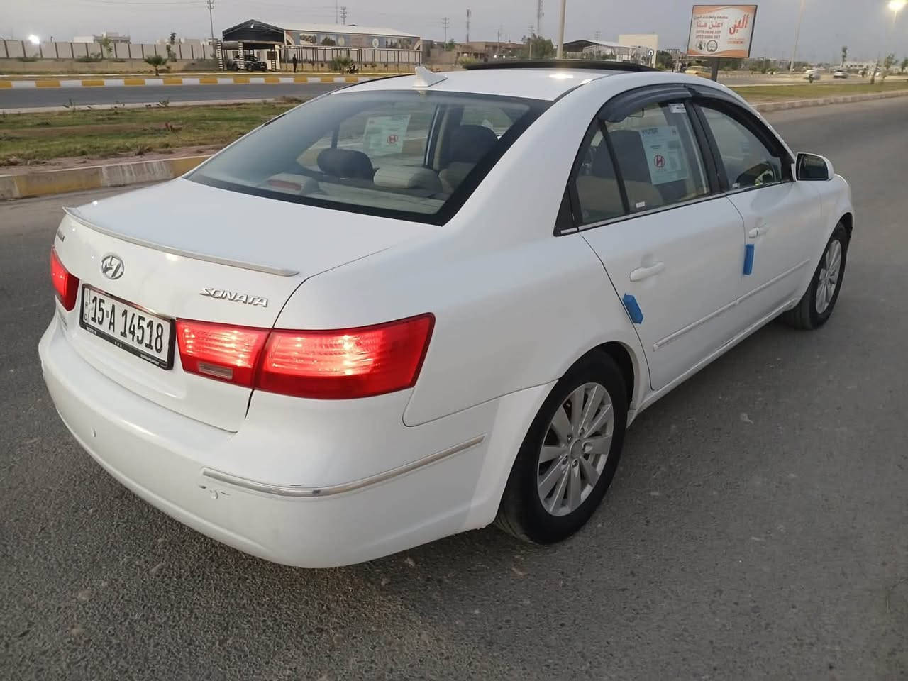 السلام عليكم. سوناتا موديل 2009  امريكي ليبل واحد محرك 2400 دوش مكفوله من محرك وكير وتراي وصدر وتبريد فول مواصفات بيهه 4 قطع صبغ بدون دواخل رقمهه انبار الجديد سنويه مجدده .سعرهه 103 وبيهه مجال مكاني الرمادي الخالديه 
***********

