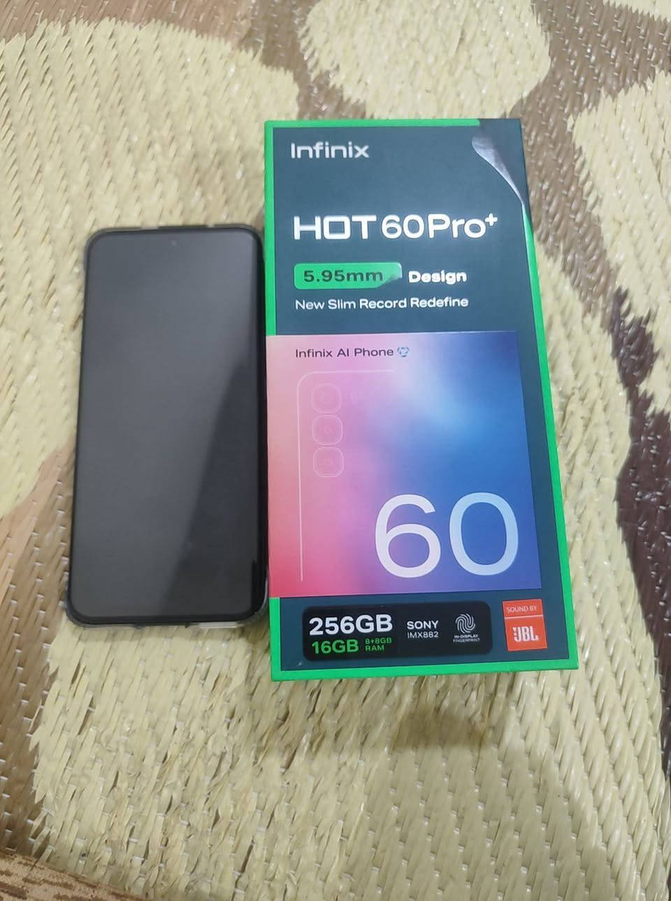 انفنكس هوت 60 برو بلص • ذاكرة ٢٥٦ • رام ٨+٨