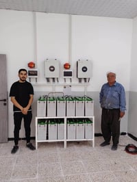 المجد للطاقة الشمسية • جرداغلو كركوك • 15 لوح 600واط