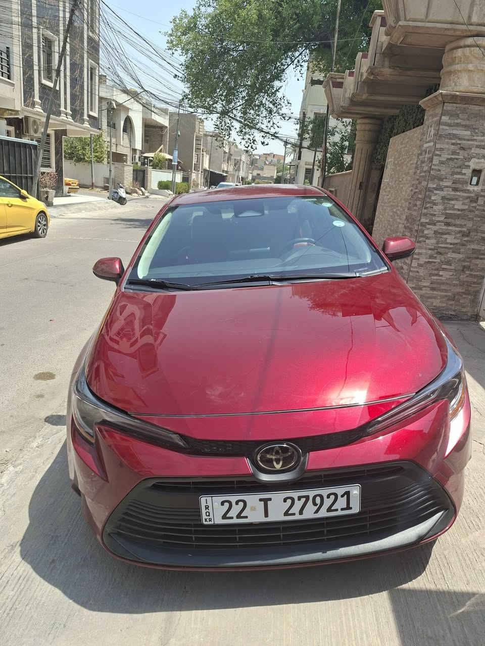 كورولا ٢٠٢٤ le محسن للبيع فقط
مواصفات بصمه ورادارات امامي جانبي بالمري و ويل كب وكشنات جلد 
فحص وهزه جديد وجاهزه للتحويل 
رقم اربيل باسمي حادثه موضح بالصور 
البنيد بي بارد وبين الباب وجاملغ pdr خفيف 
بدون صبغ كل قطع السياره بلاديه 
محرك ٢٠٠٠
بدون ايرباك 
ماشيه ٢٠ الف 
جاهزه بدون اي نقص 
مكانه بغداد الاعظميه  
***********
