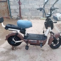 دراجة كهربائية • بطارية جديدة • شغال