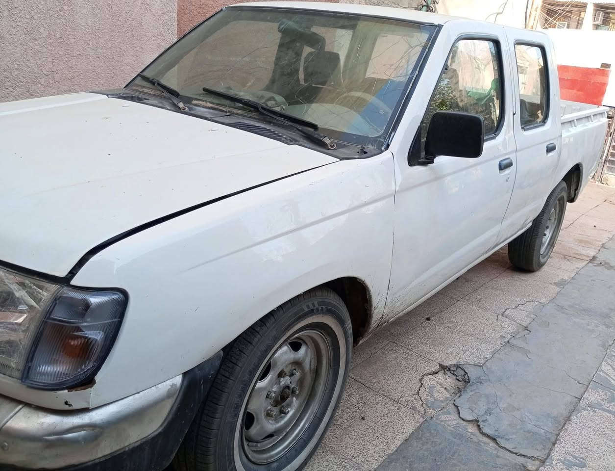 من رخصة الادمن بيك أب نيسان دبل قماره موديل 2003 مزاد الداخليه صبغ عام كير ومحرك وحداديه مكفوله وشرط شاصي نضيف سعر 38 وبيه  مكاني بغداد الشعب رقم *********** اخوان صعدو المنشور جزاكم الله خير تسجيل بابل شرط الترقيم والتحويل اتصل وحياك الله بيع ما اراوس مستعجل
