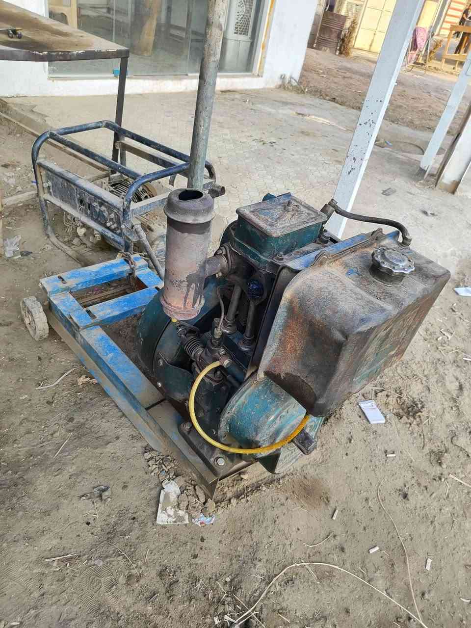 محرك هندي هواء 
كامل مع شاصي تايران 
شركة تاج النجوم
