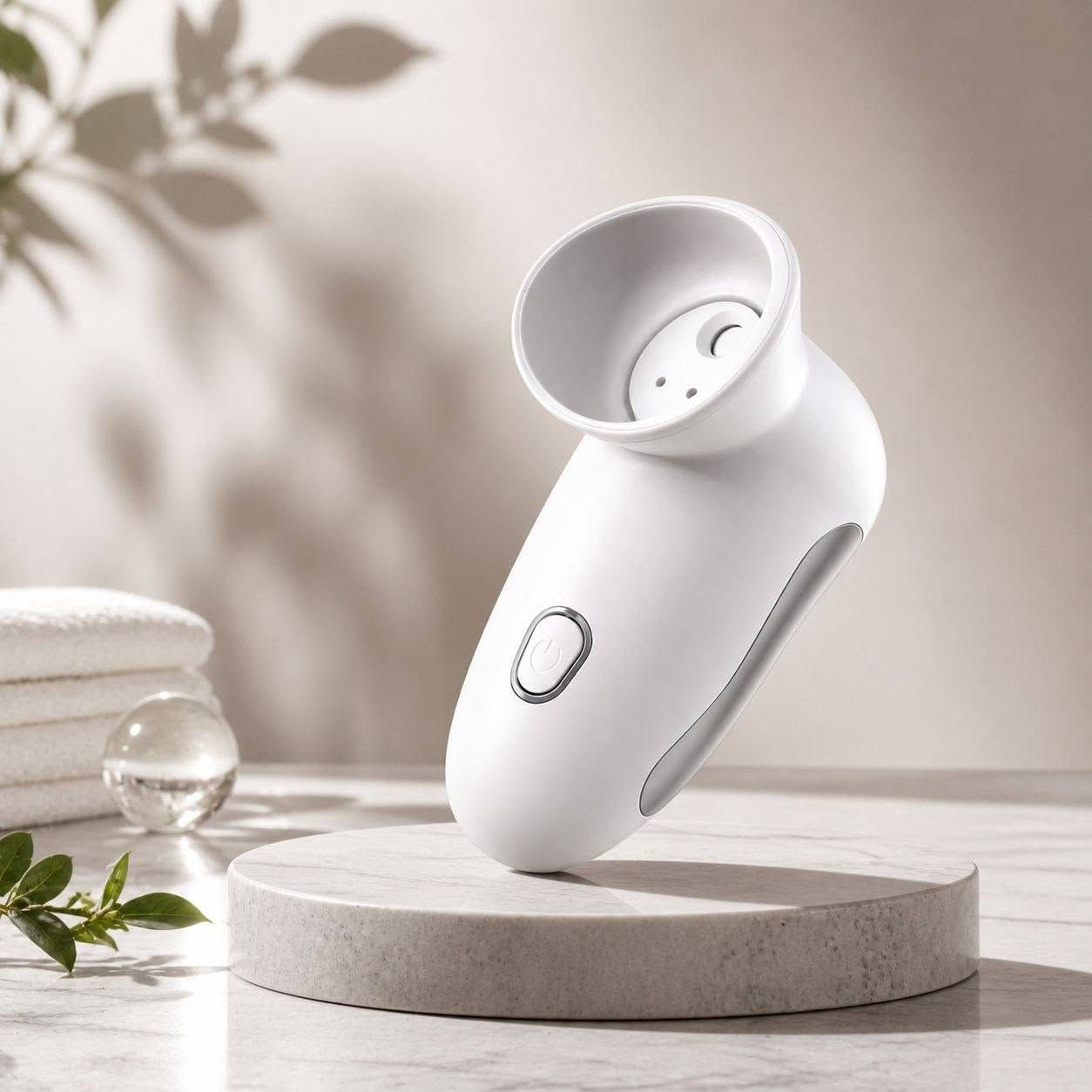 #جهاز #تنظيف و #ترطيب العين بالبخار المحمول (Nebulized Eye Wash Device)

• جهاز عملي لتنظيف وترطيب العين بتقنية الرذاذ (Nebulized) بشكل مريح. 
    
• يدعم وضعين: ترطيب العين (Eye lubrication) وغسل مع تدليك (Eye wash massage)
    
• #تصميم مدمج مع كوب سيليكون #مخصص للعين لسهولة الاستخدام. 
    
• #يعمل بزر تشغيل واحد مع مؤشرات إضاءة للحالة. 
    
• #خزان سائل بسعة تقريبية 8 مل للاستخدام المتكرر. 
    
• #مناسب للاستخدام اليدوي مع تصميم خفيف وسهل الحمل. 

• #اسم المنتج: Nebulized Moisturizing Eye Wash Instrument
• #الموديل: YY070
• #الفولتية: 5V
• #التيار: 1A
• #القدرة: 2W
• #البطارية: ليثيوم بوليمر 3.7V – 500mAh
• سعة خزان الرذاذ: تقريبًا 8 مل
• #سعة كوب العين السيليكون: تقريبًا 17 مل
• #الوزن: 95 غرام

#محتويات العلبة:
• جهاز تنظيف العين. 
• كوب سيليكون للعين. 
• كيبل شحن USB. 
• دليل الاستخدام. 

السعر : 25 الف. 
التوصيل : 5ألف #لجميع المحافظات.
للتواصل: ***********
