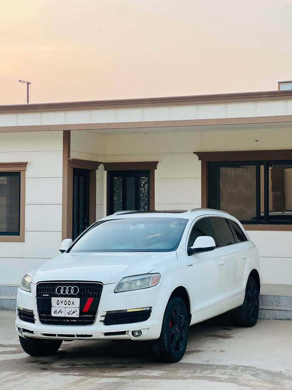 به ناو ناكريت  ساعيبي له ئه وروپايه 
***********
Audi Q7 - 2007 -v6 3600 - فول ماسفات
ده بل ئه كسل - پانؤراما - گوشين جلد - قه پات قه پات ماسفات - سياركه رقم دهوكه به شرتي ئه وي ده فروشم مالي كه س نه بيت - عه دزي له سه ر نه بيت سياركه ته نيا به رادي روني ته قيه - گير و ئه كسلي به شرته - گورينه و فروشتن سياركه له هه وليره أربيل, العراق

